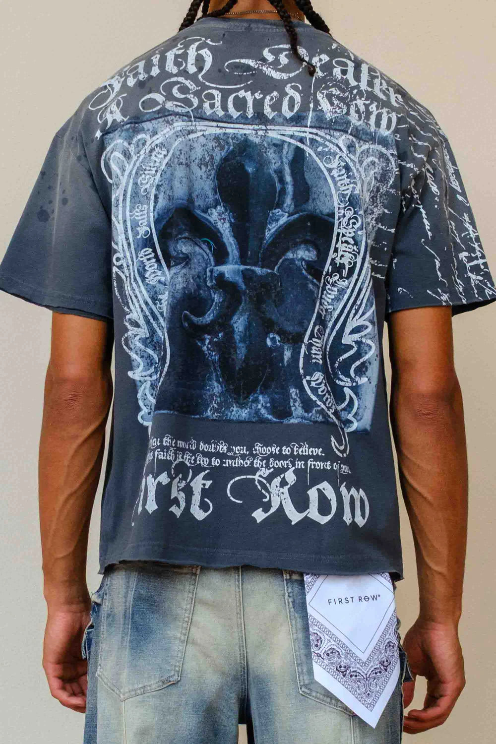 First Row Faith Dealer A Sacred Vow Profound Glory Tee Grey