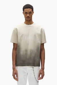 Purple Brand Gothic Outline Tee Beige