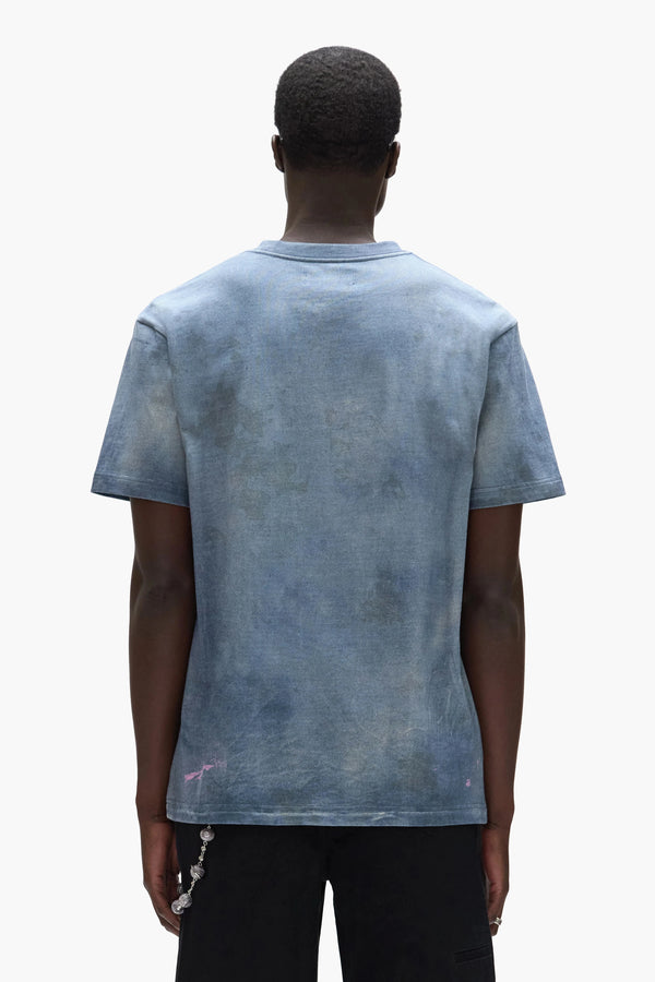 Purple Brand Men's Wordmark Tee Blue