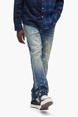 Purple Brand Mono Bling Vintage Jeans Mid indigo