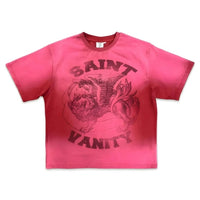 Saint Vanity Dissolve Griffin Tee Red