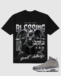 G West Men's Blessing Tee Black/Grey