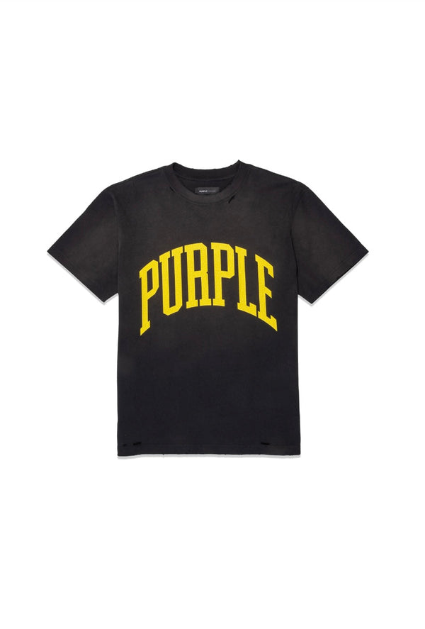 Purple brand (black heavy jersey t-shirt)
