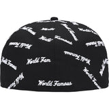 Supreme World Famous Box Logo New Era Fitted Hat Black