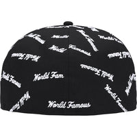 Supreme World Famous Box Logo New Era Fitted Hat Black