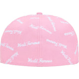 Supreme World Famous Box Logo New Era Fitted Hat Light Pink