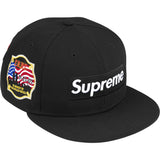 Supreme / Fdny Box Logo New Era Fitted Hat Black