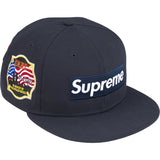 Supreme / FDNY Box Logo New Era Hat Navy Blue