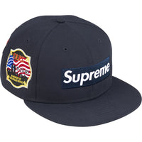 Supreme / FDNY Box Logo New Era Hat Navy Blue