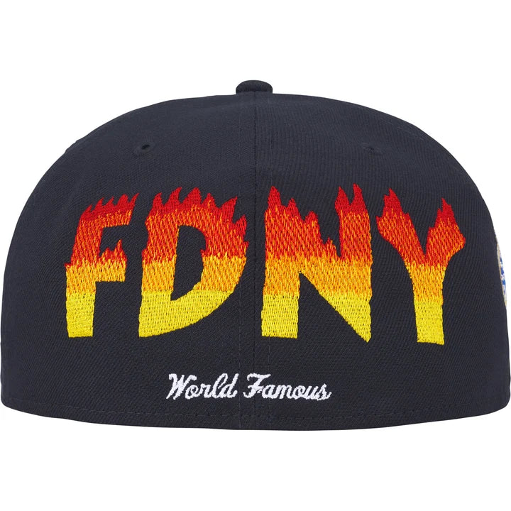Supreme / FDNY Box Logo New Era Hat Navy Blue