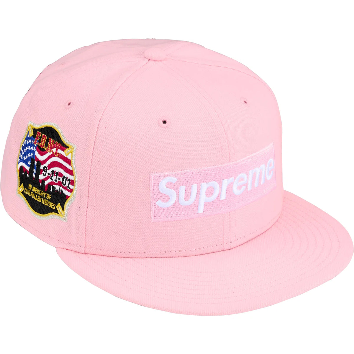 Supreme / Fdny Box Logo New Era Fitted Hat Pink