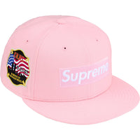 Supreme / Fdny Box Logo New Era Fitted Hat Pink