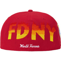 Supreme / Fdny Box Logo New Era Fitted Hat Red