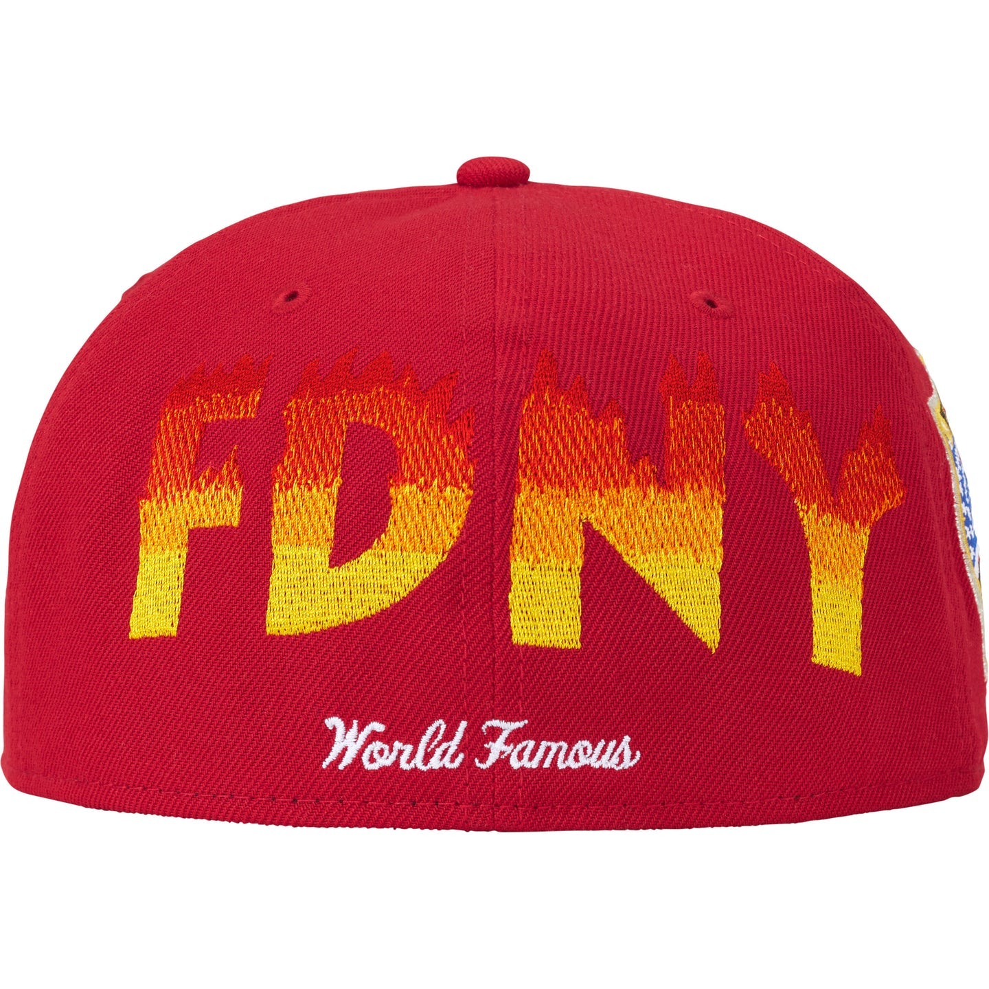 Supreme / Fdny Box Logo New Era Fitted Hat Red