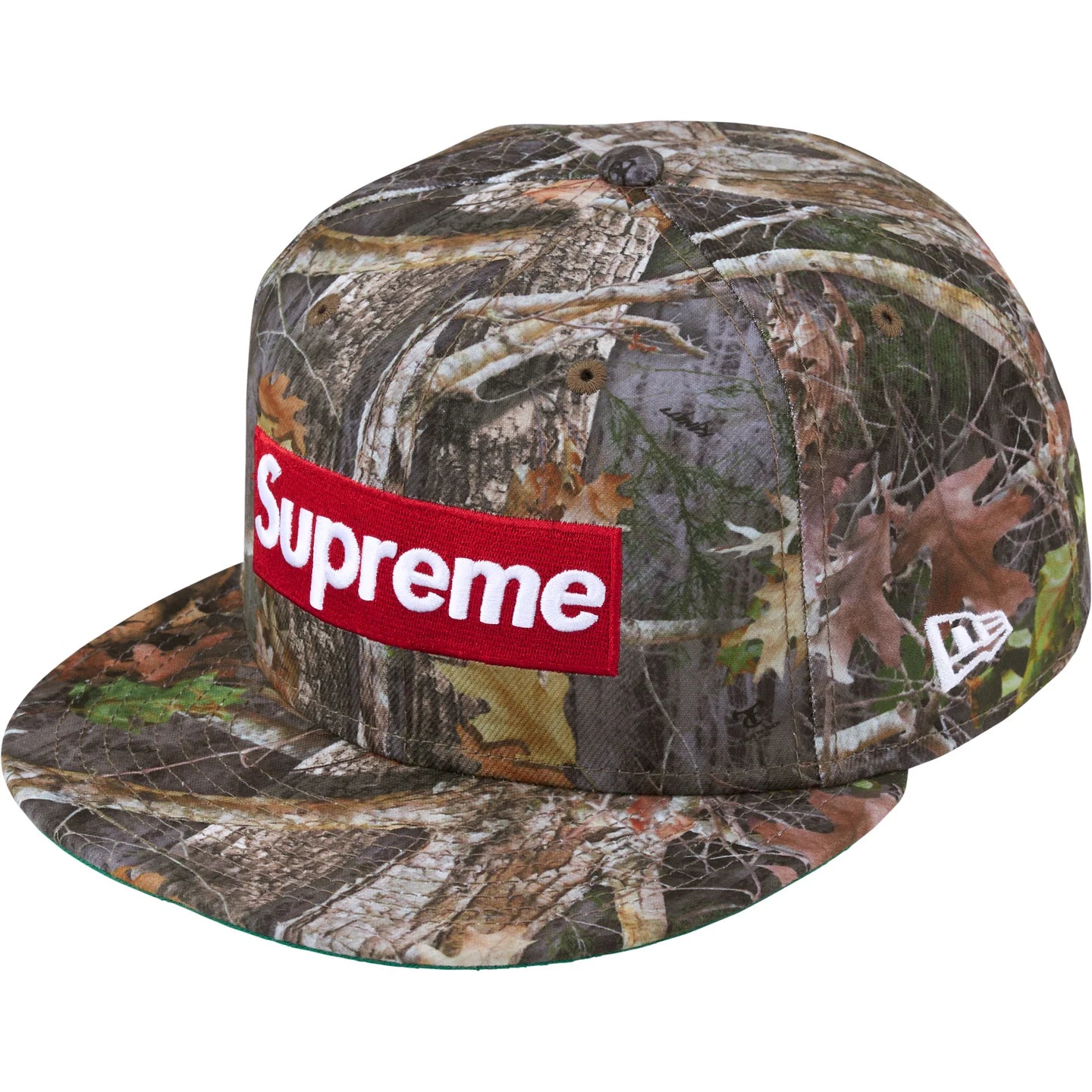 Supreme / Fdny Box Logo New Era Fitted Hat Truetimber Kanati Camo