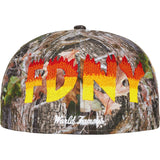 Supreme / Fdny Box Logo New Era Fitted Hat Truetimber Kanati Camo
