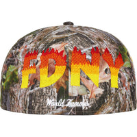 Supreme / Fdny Box Logo New Era Fitted Hat Truetimber Kanati Camo