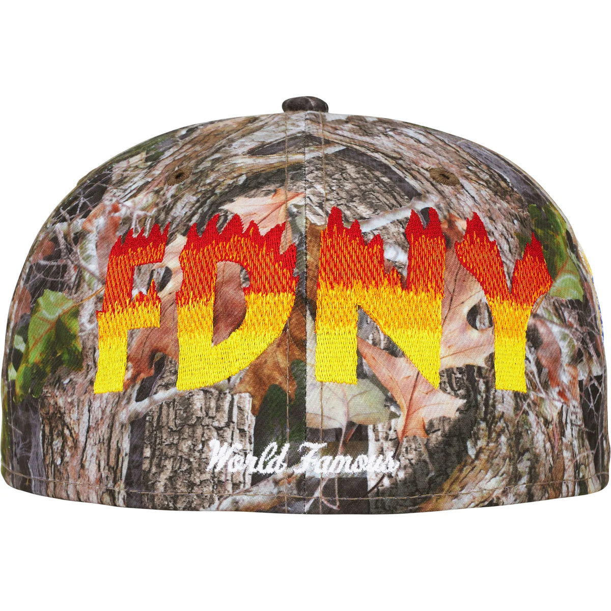 Supreme / Fdny Box Logo New Era Fitted Hat Truetimber Kanati Camo