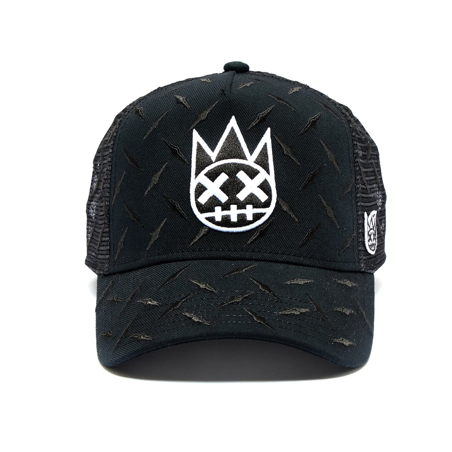 Cult Of Individuality Diamond Plate Trucker Hat Black