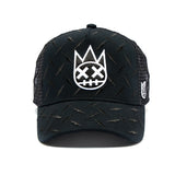 Cult Of Individuality Diamond Plate Trucker Hat Black