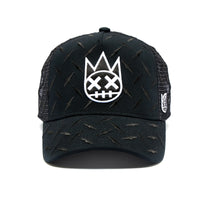 Cult Of Individuality Diamond Plate Trucker Hat Black