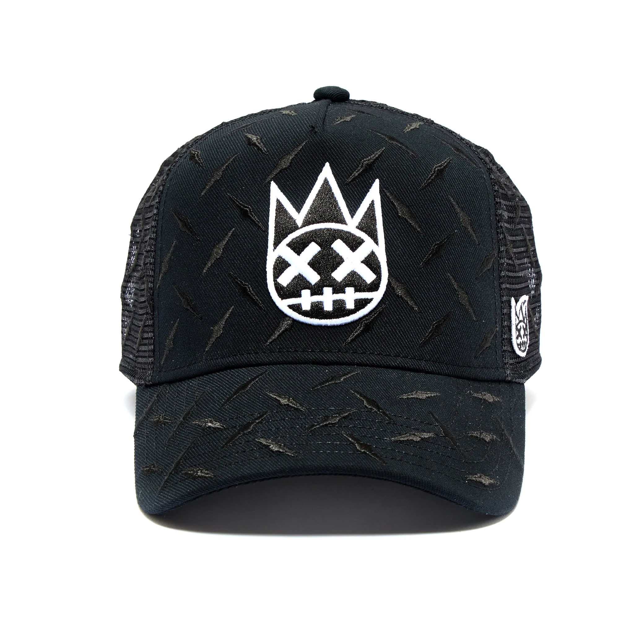 Cult Of Individuality Diamond Plate Trucker Hat Black
