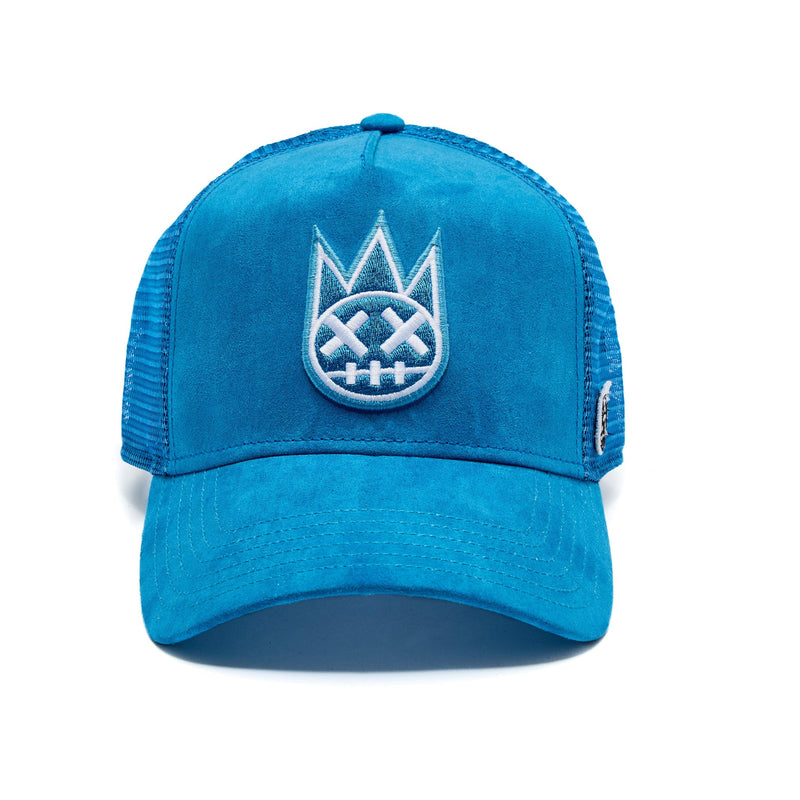 Cult of Individuality Clean Logo Trucker Hat - Aqua Blue