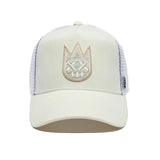 Cult of Individuality Clean Logo Mesh Trucker Hat - Winter White