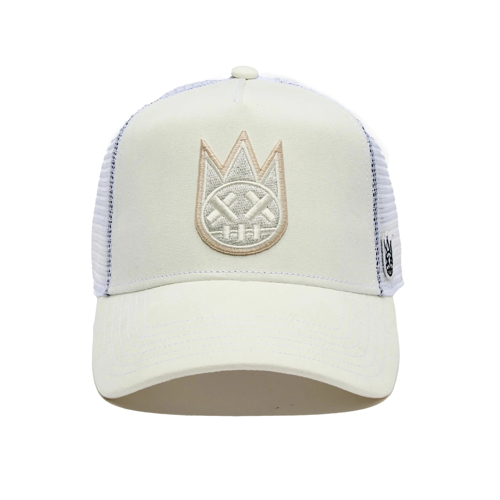 Cult of Individuality Clean Logo Mesh Trucker Hat - Winter White