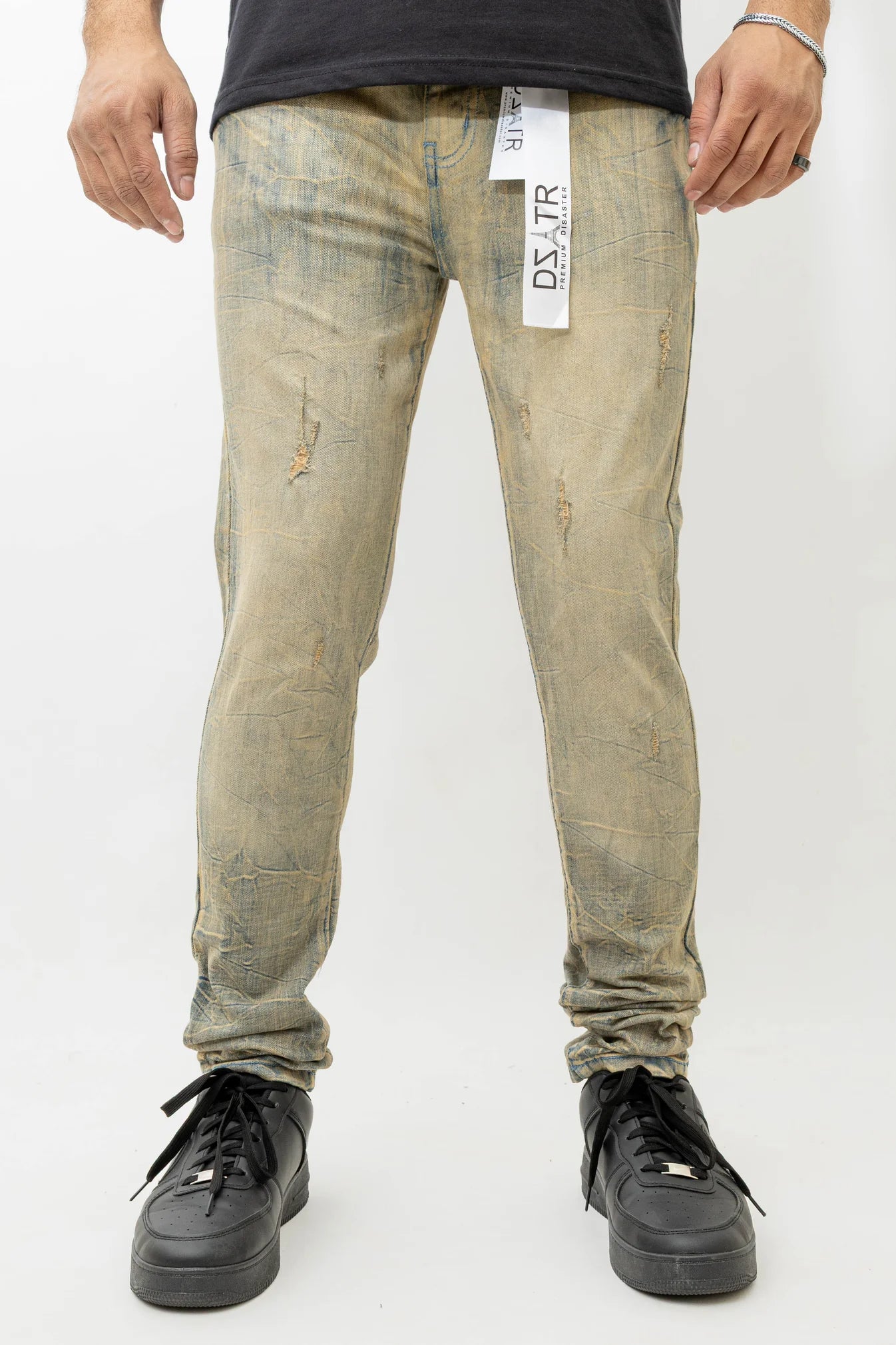 Premium Disaster Men's Ultra Stretch Denim Jean Ice Vintage
