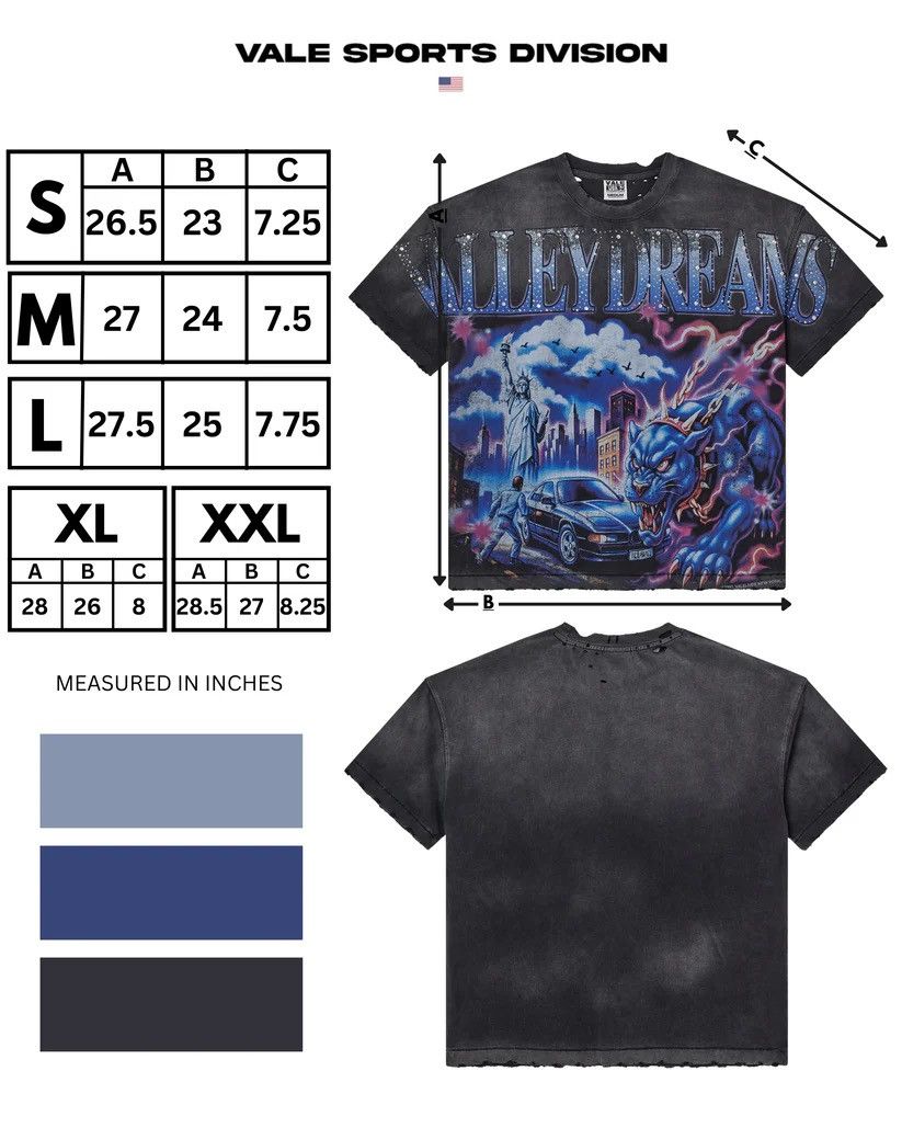 Vale Forever Monster Big Tee Black