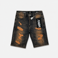 Anom 'Ghost' Denim Shorts Mid Vintage Blue Wash