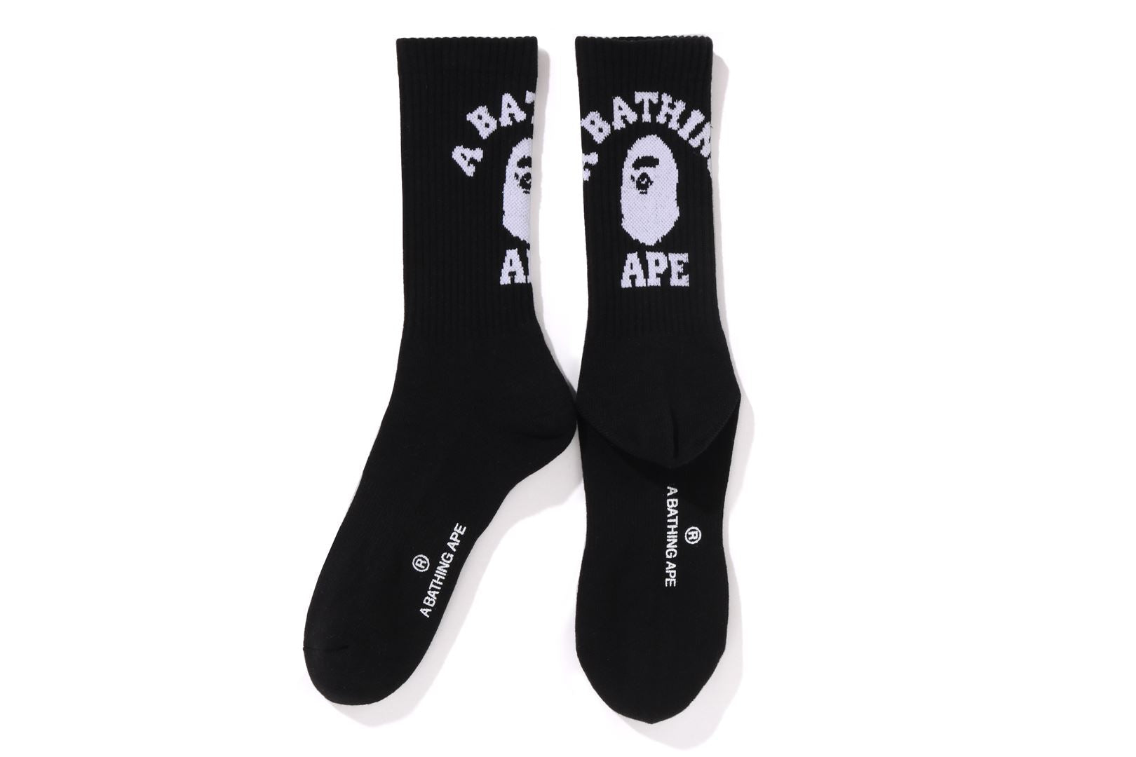 Bape Men’s College Socks Black
