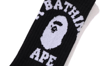 Bape Men’s College Socks Black