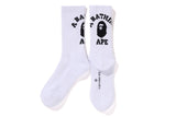 Bape Men’s College Socks White