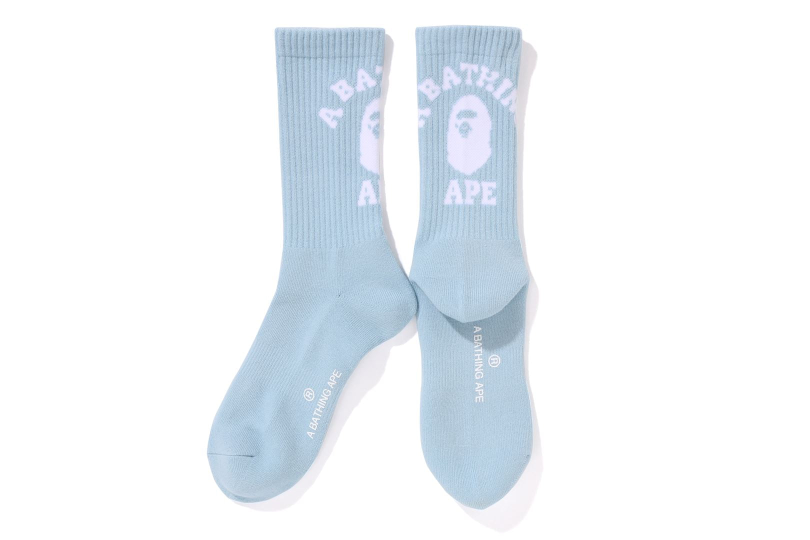 Bape Men’s College Socks Sax Blue