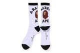 Bape Men’s College Socks White