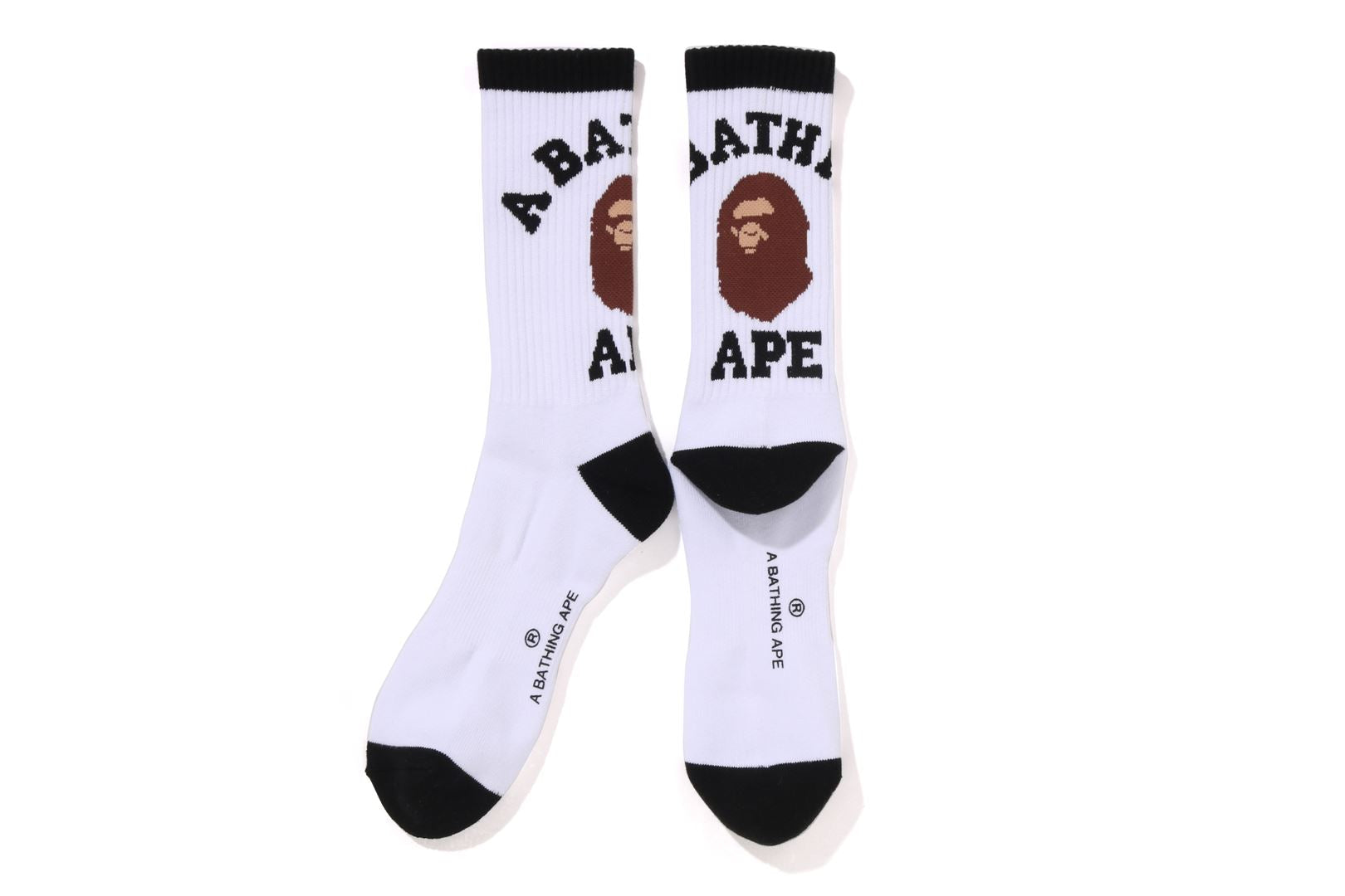 Bape Men’s College Socks White