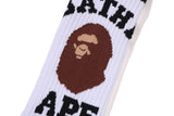 Bape Men’s College Socks White