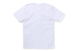 Bape Men's Color Camo College Tee White X Navy Blue