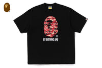 Bape Men's Palm Tree Camo Relaxed Fit Tee Black