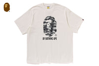 Bape Men’s Palm Tree Camo Relaxed Fit Tee Ivory Cream