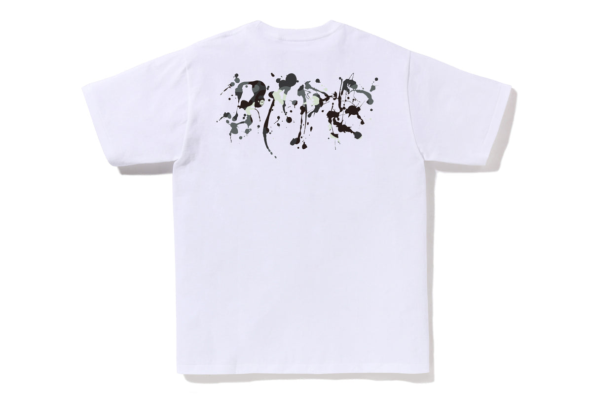 Bape Men’s City Camo Painting Ape Head Tee White