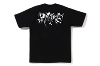 Bape Men’s City Camo Painting Ape Head Tee Black