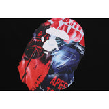 Bape Men’s Photo Print Ape Head Relaxed Fit Tee Black