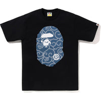 Bape Men’s Japanese Cloud Camo Big Ape Head Tee Black