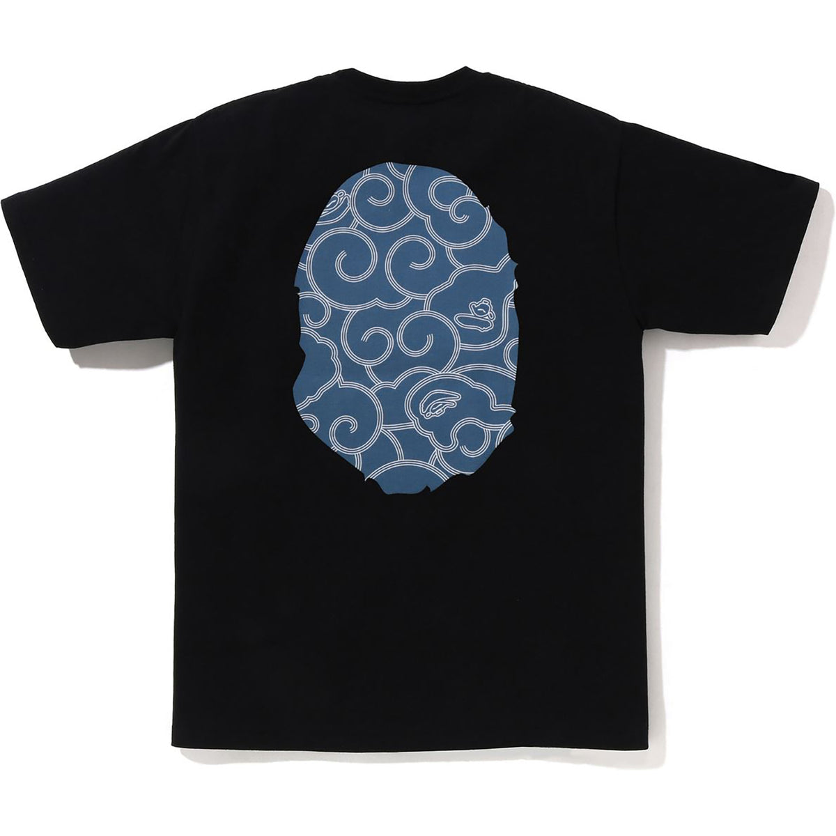 Bape Men’s Japanese Cloud Camo Big Ape Head Tee Black