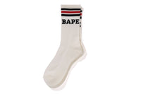 Bape Men’s Stripe Socks Black X Red
