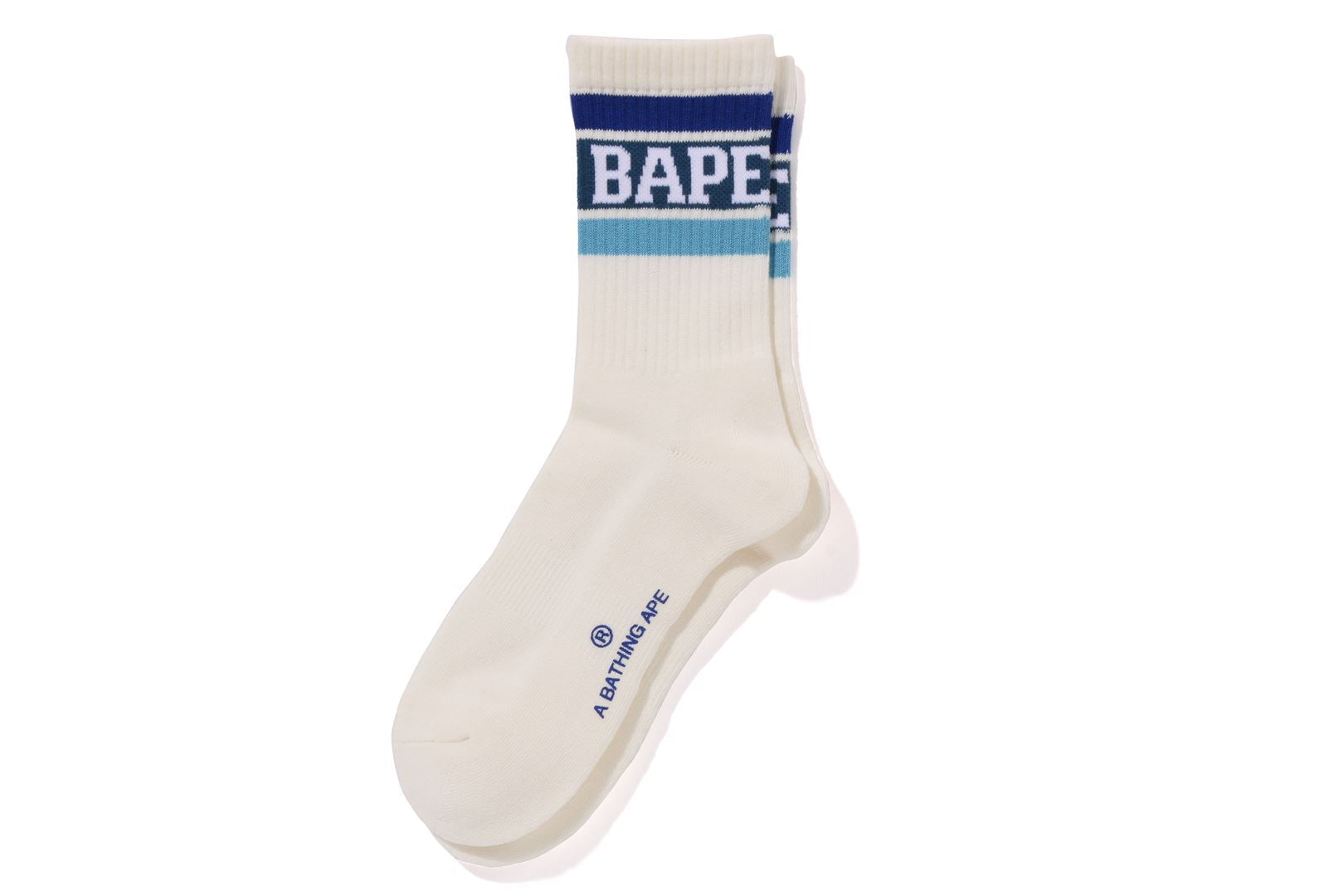 Bape Men’s Line Socks Blue