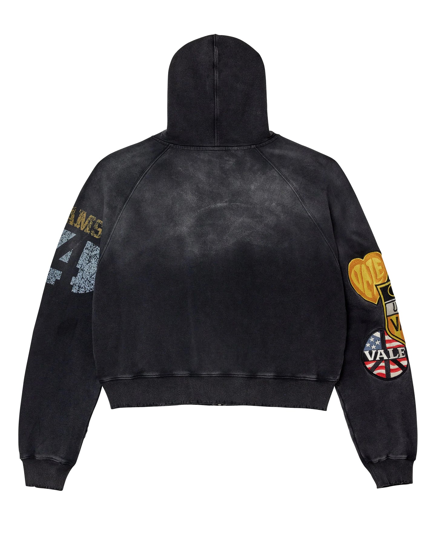 Vale Forever Army Zip Up Hoodie Black